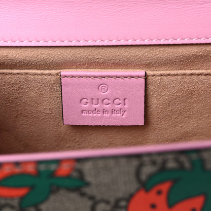 Gucci GG Supreme Monogram Strawberry Small Padlock Shoulder Bag 6 of 10