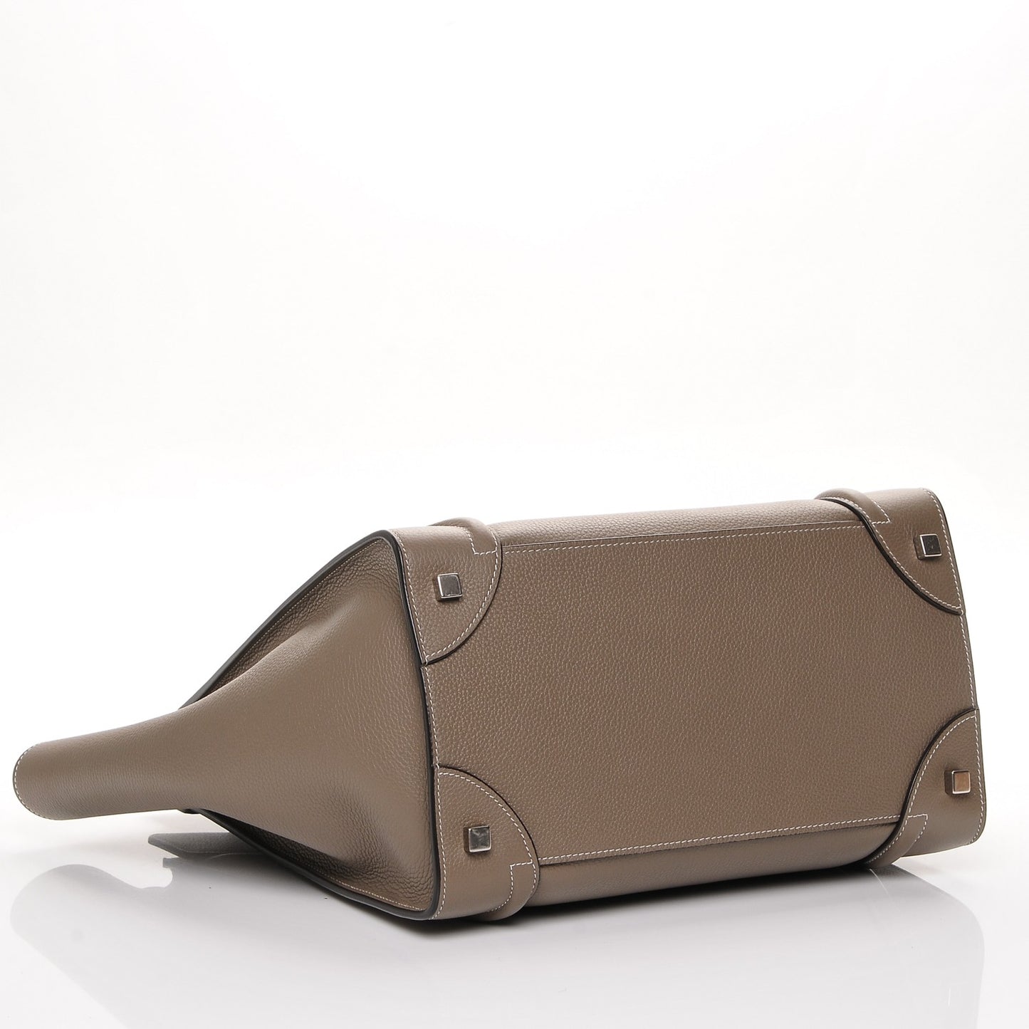 Drummed Calfskin Mini Luggage Souris