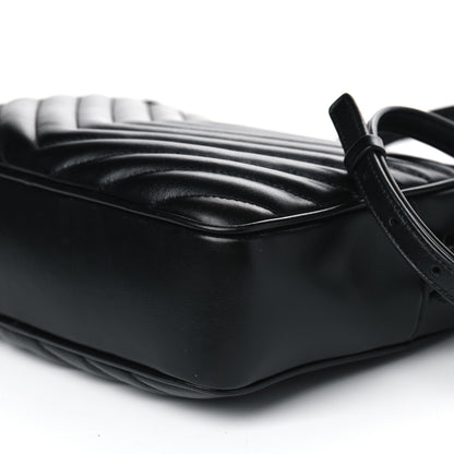 Saint Laurent Calfskin Matelasse Monogram Lou Camera Bag Black 9 of 9