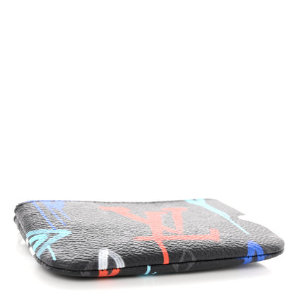 Louis Vuitton Monogram Eclipse LV Graffiti Key Pouch Multicolor 4 of 6