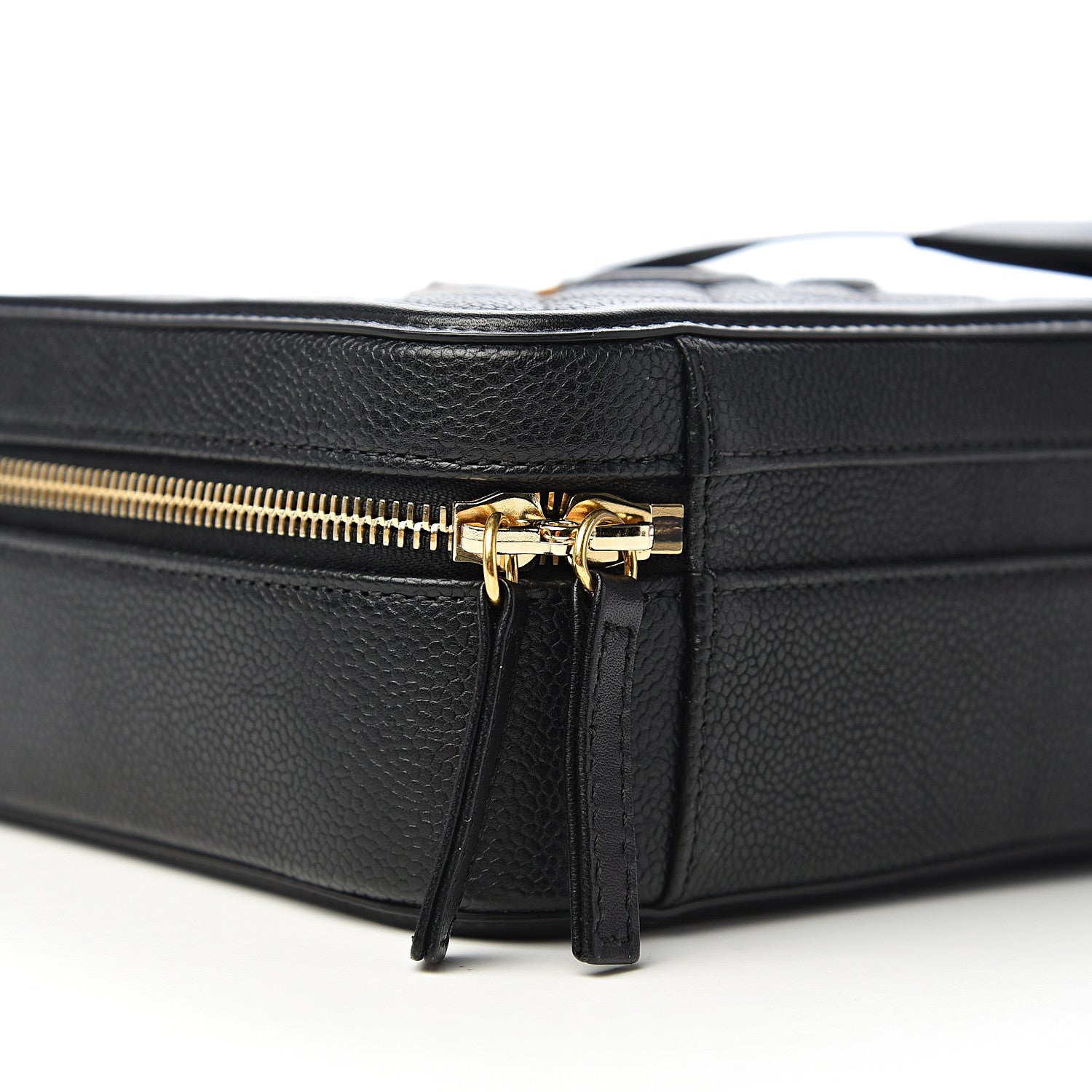 Chanel Caviar Quilted Medium CC Filigree Vanity Case Black 7 of 10