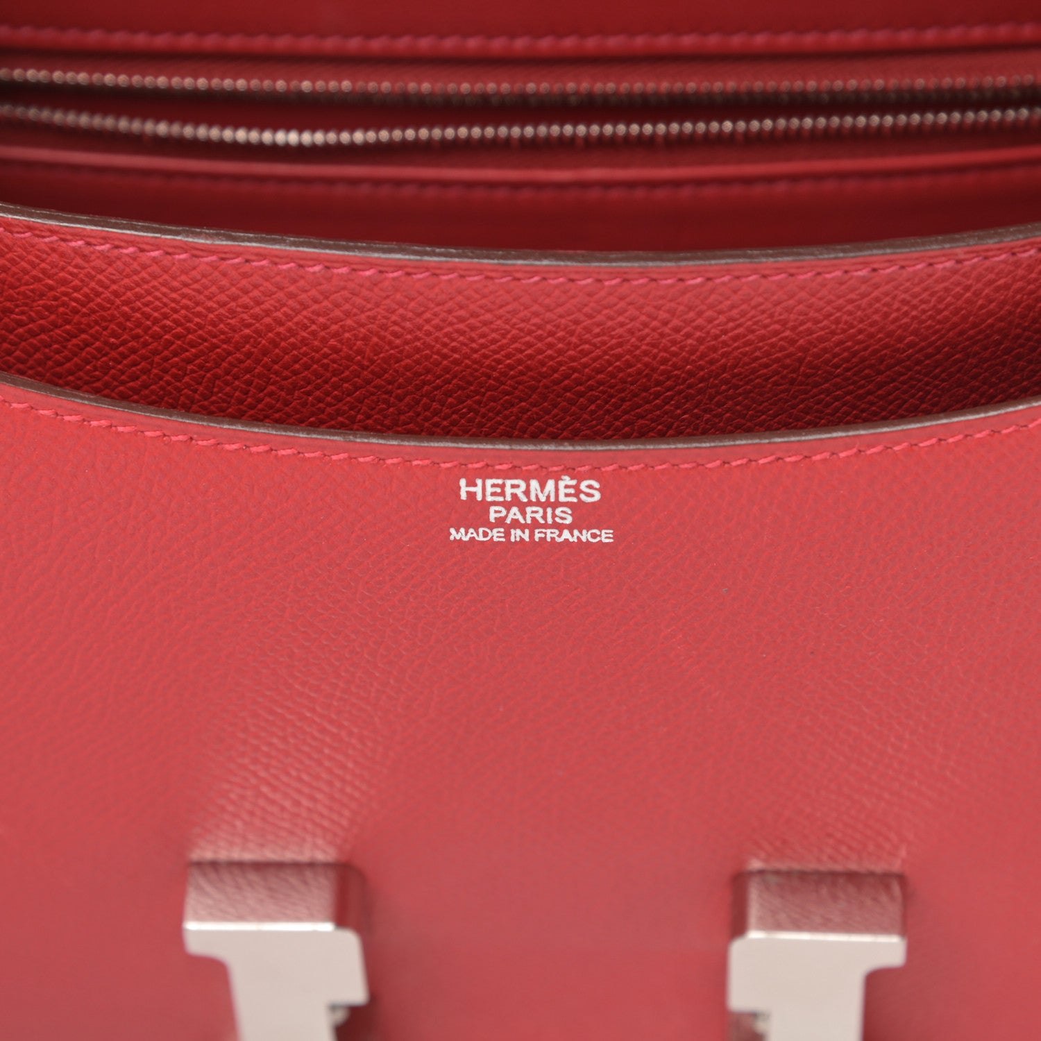 Hermes Epsom Constance 24 Rouge Casaque 6 of 16