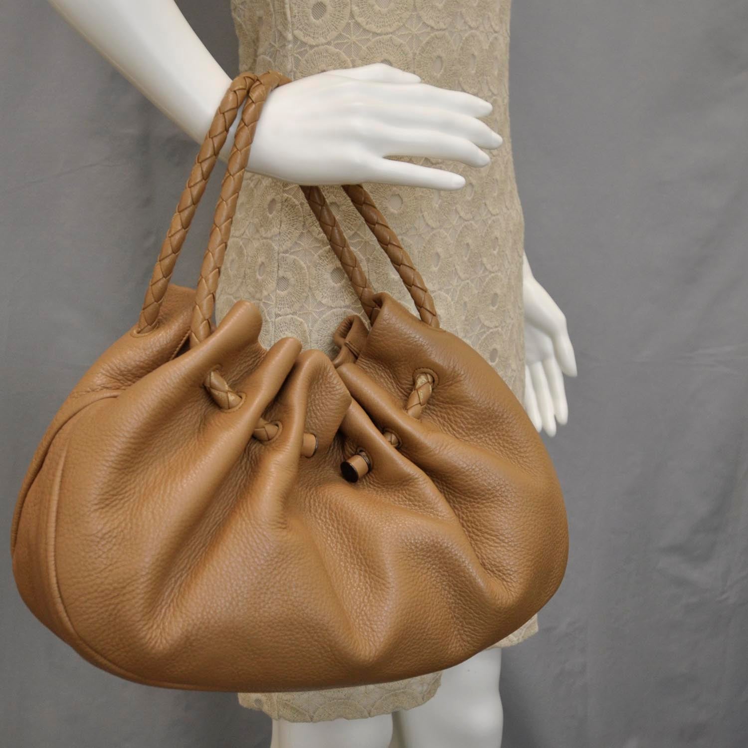 Bottega Veneta Leather Braided Hobo 2 of 9