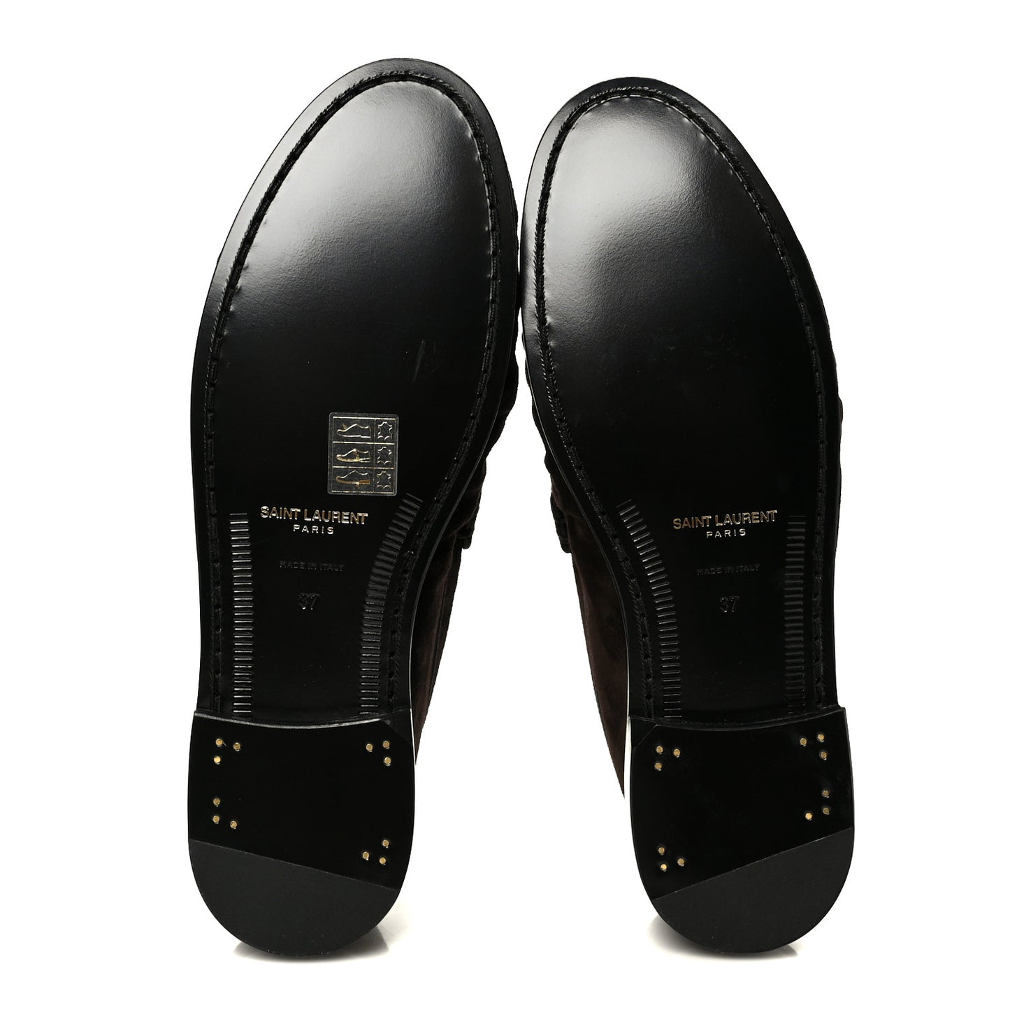 Suede Le Loafer 15 Penny Slippers 37 Dark Chocolate