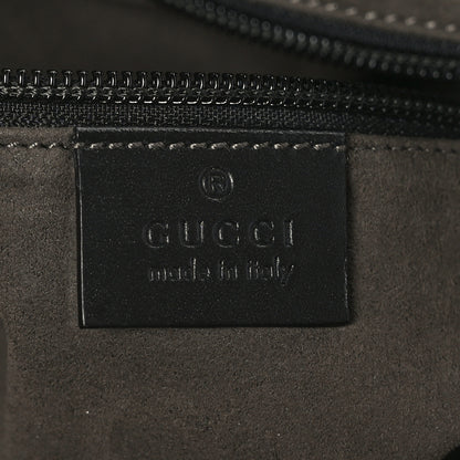 Gucci Guccissima Signature Small Messenger Bag Black 7 of 10