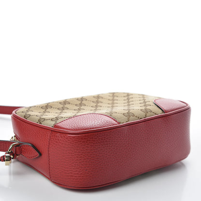 Gucci Monogram Mini Bree Messenger Bag Red 3 of 11