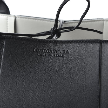 Bottega Veneta Nappa Maxi Intrecciato Arco Tote Black White 4 of 8