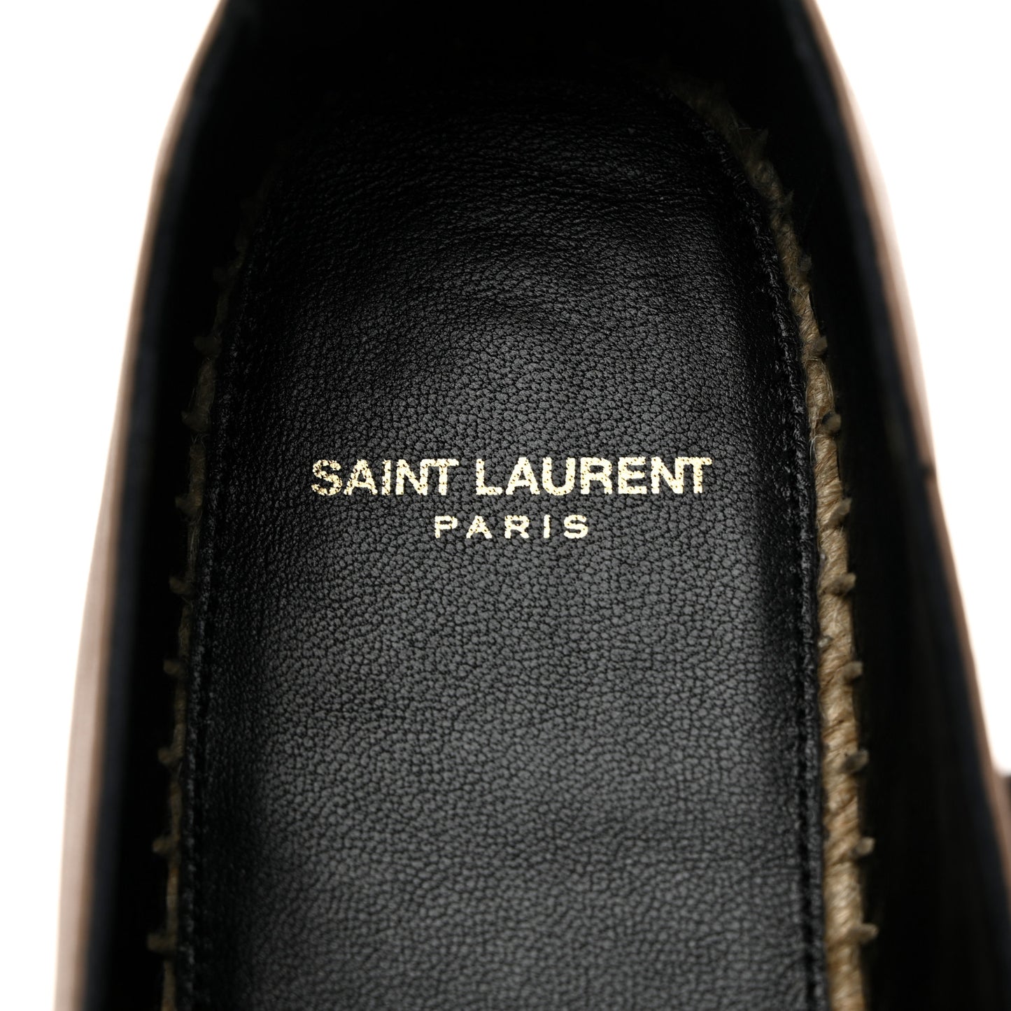 Lambskin Monogram Espadrilles 39.5 Nude