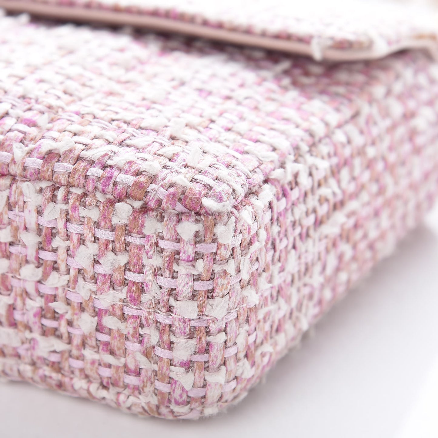 Tweed East West Flap Pink