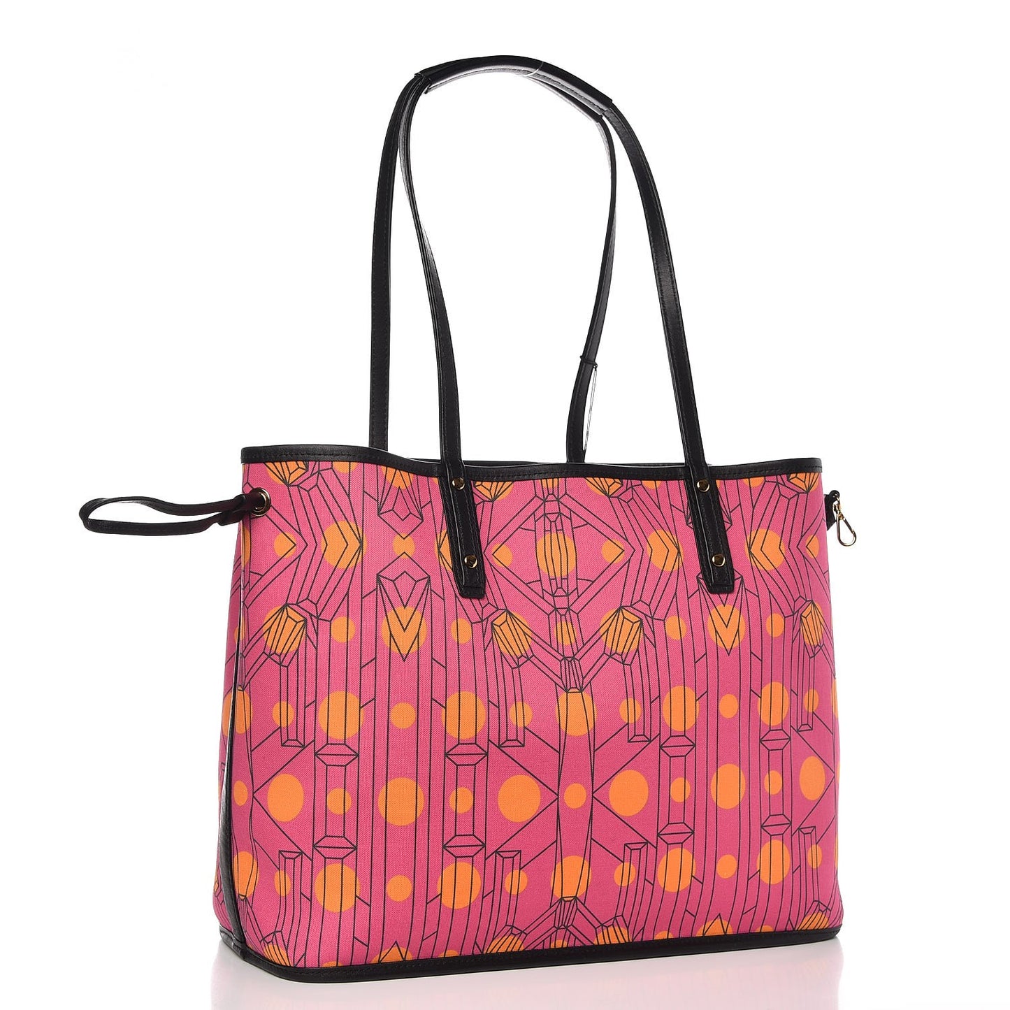 Visetos Medium Project Reversible Shopper Tote Cognac