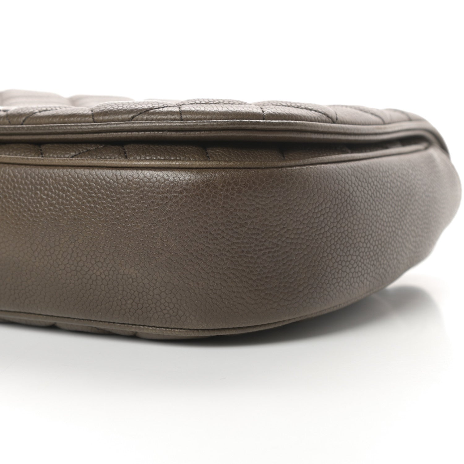 Chanel Caviar Quilted Casual Pocket Messenger Flap Khaki 10 of 13