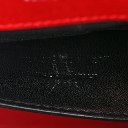 Saint Laurent Grain De Poudre Textured Mixed Matelasse Triquilt Medium Monogram Satchel New Red 7 of 11