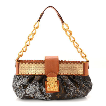 Louis Vuitton Monogram Dentelle Kirsten Gold 1 of 9