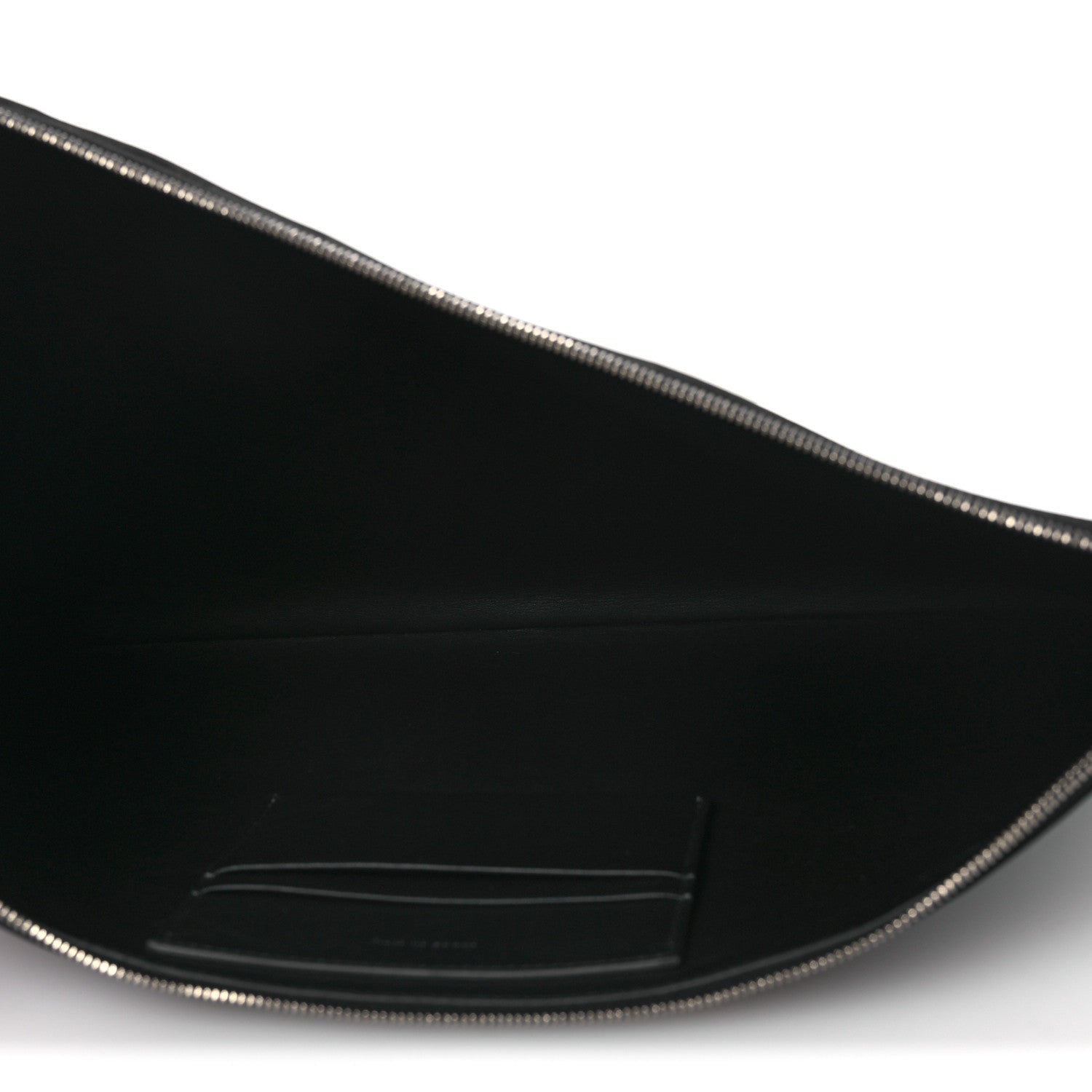 Celine Calfskin Large Made In Clutch Pouch Black 9 of 14