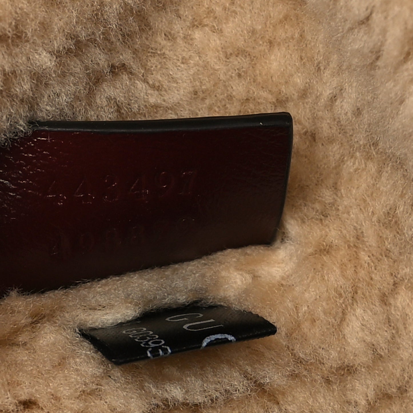 Azalea Calfskin Wool Matelasse Diagonal Small GG Marmont Shoulder Bag Sand Desert