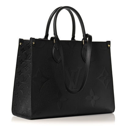 Louis Vuitton Empreinte Monogram Giant Onthego MM Black 3 of 10