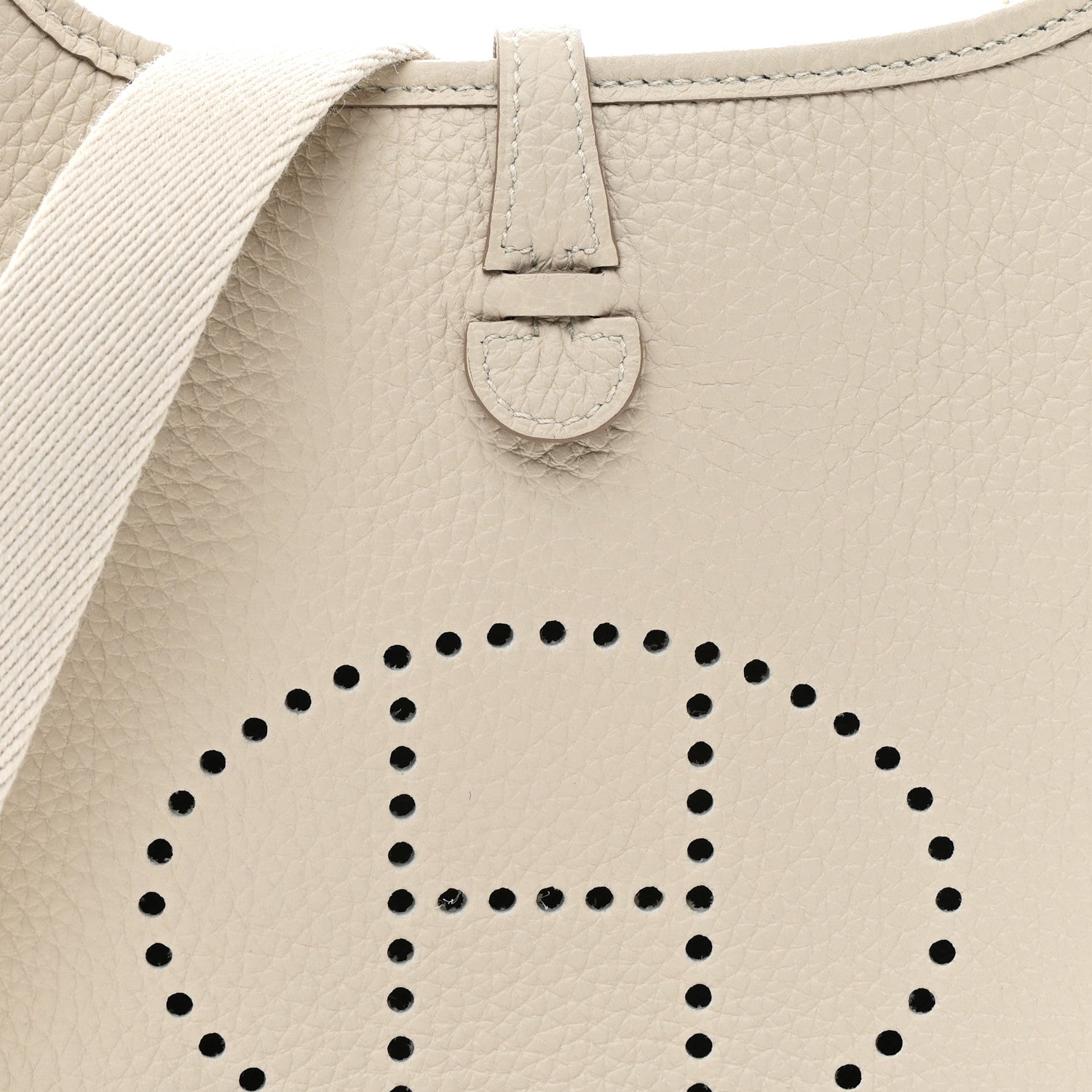 Hermes Taurillon Clemence Amazone Evelyne TPM Beton 1812826