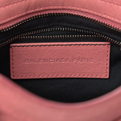 Balenciaga Agneau Giant 12 Silver Hardware Mini City Rose Bombon Raspberry 6 of 12