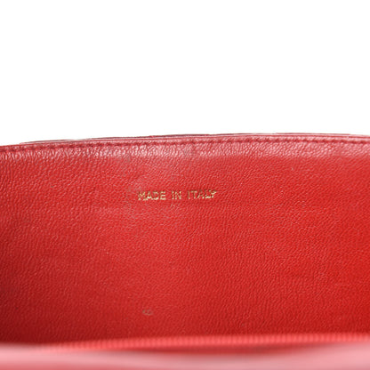 Chanel Lambskin Quilted Tassel Shoulder Flap Bag Red 7 of 19