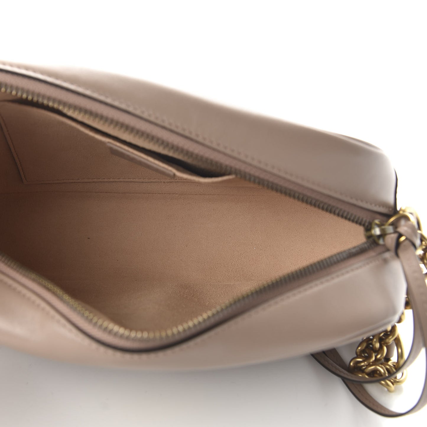 Calfskin Matelasse Small GG Marmont Chain Shoulder Bag Porcelain Rose