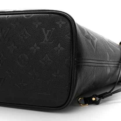 Louis Vuitton Empreinte Monogram Giant Neverfull MM Black 10 of 10