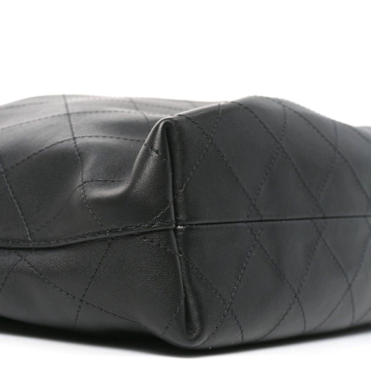 Chanel Calfskin Quilted Small Maxi Hobo Black 9 of 10