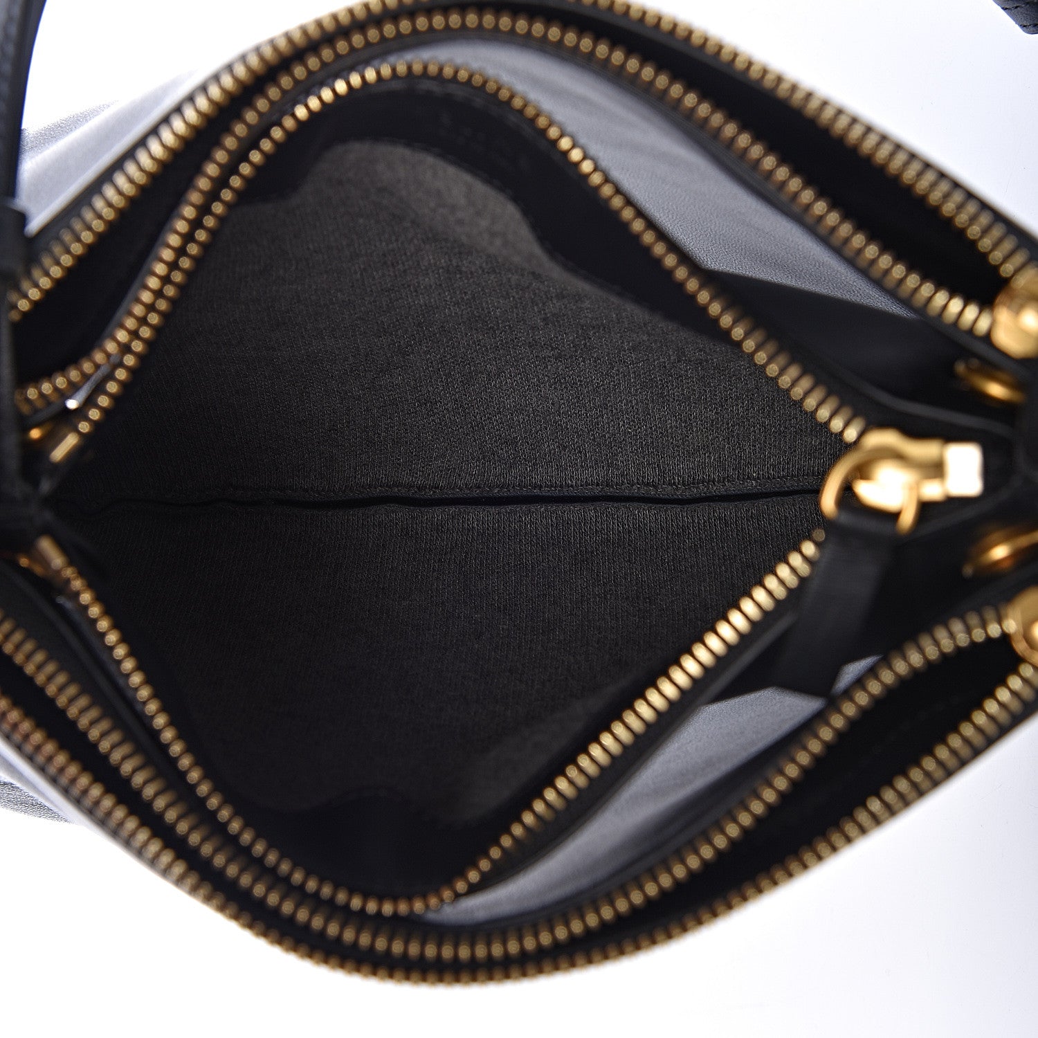 Celine Lambskin Small Trio Crossbody Bag Navy Blue 6 of 11