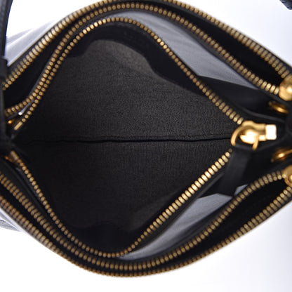 Celine Lambskin Small Trio Crossbody Bag Navy Blue 6 of 11