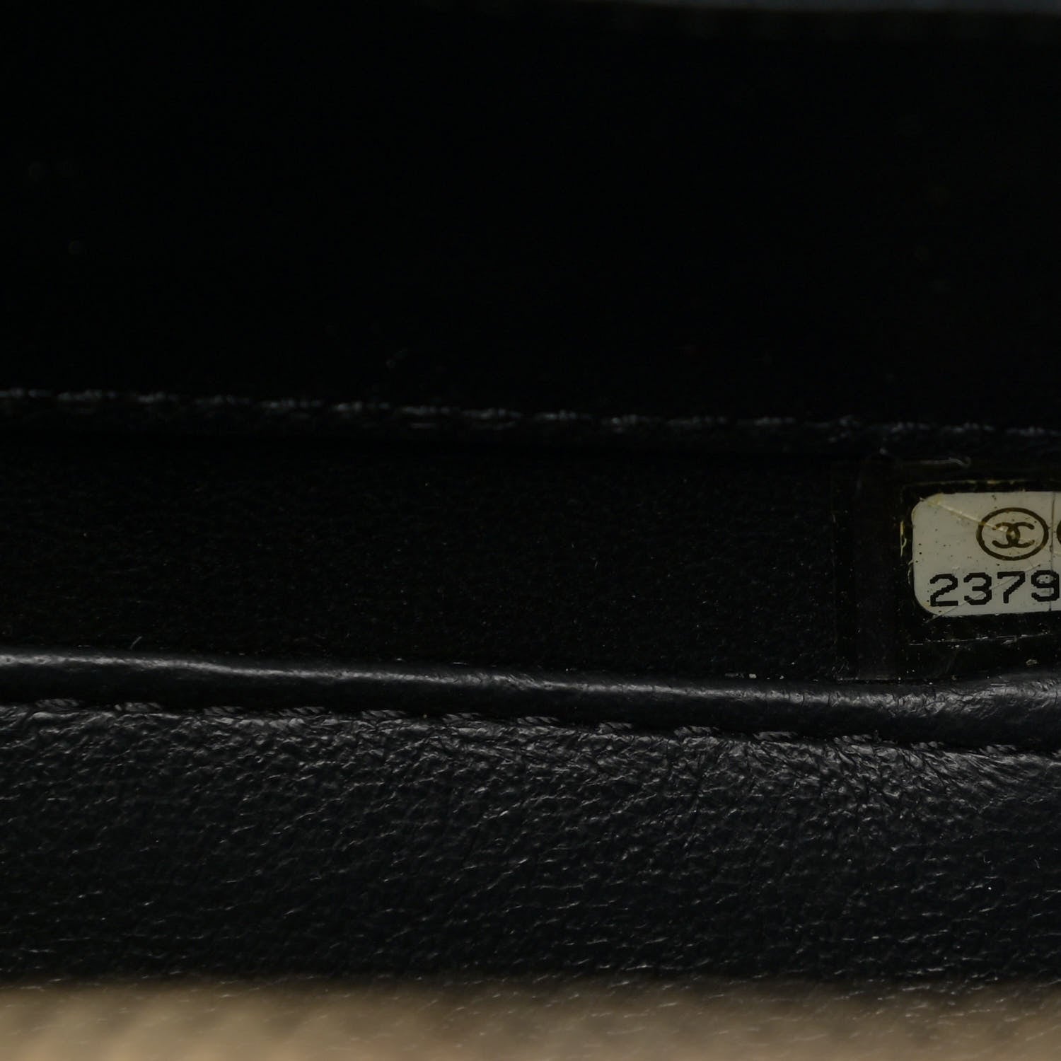 Chanel Caviar Quilted Large CC Filigree Vanity Case Beige Black 8 of 11