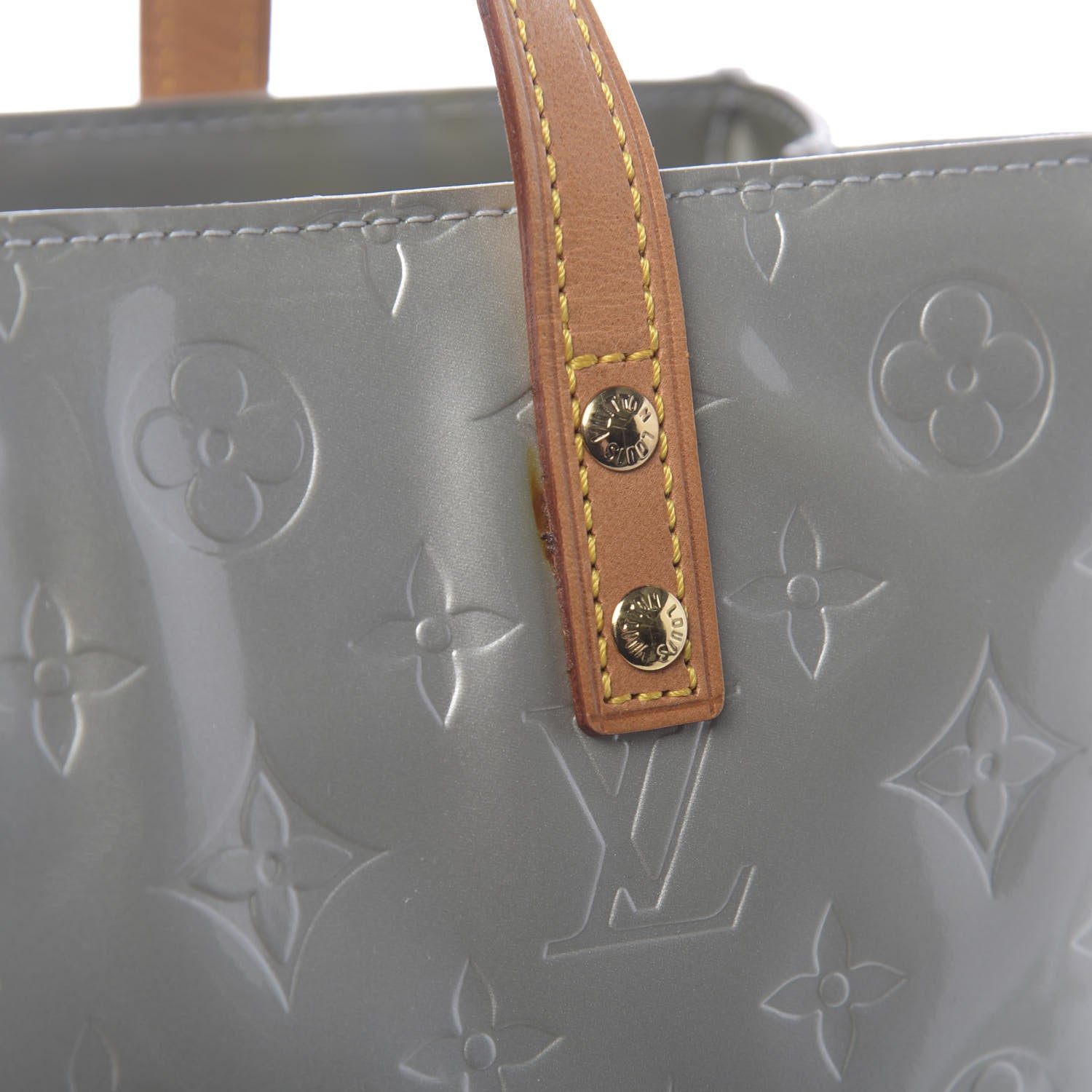 Louis Vuitton Vernis Reade PM Silver 9 of 10