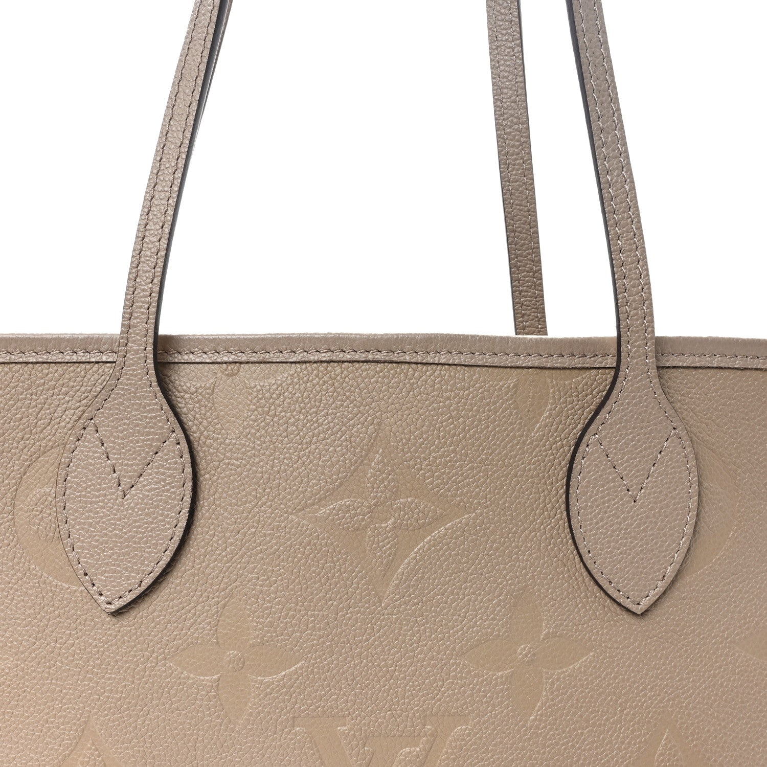 Louis Vuitton Empreinte Monogram Giant Neverfull MM Tourterelle 9 of 12