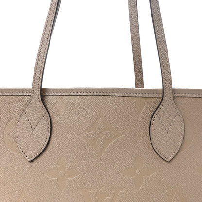 Louis Vuitton Empreinte Monogram Giant Neverfull MM Tourterelle 9 of 12