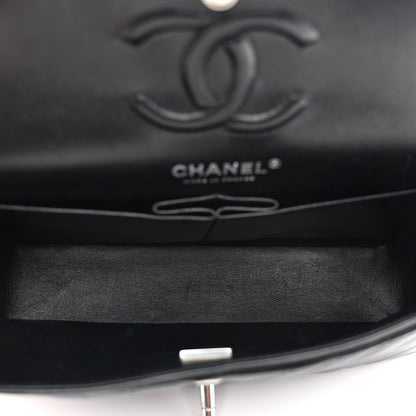 Chanel Calfskin Chevron Quilted Small Double Flap Black 5 of 10