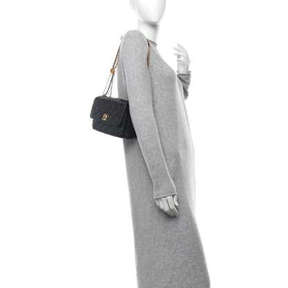 Chanel Lambskin Quilted Mini Medallion Multi Chain Flap Black 2 of 10