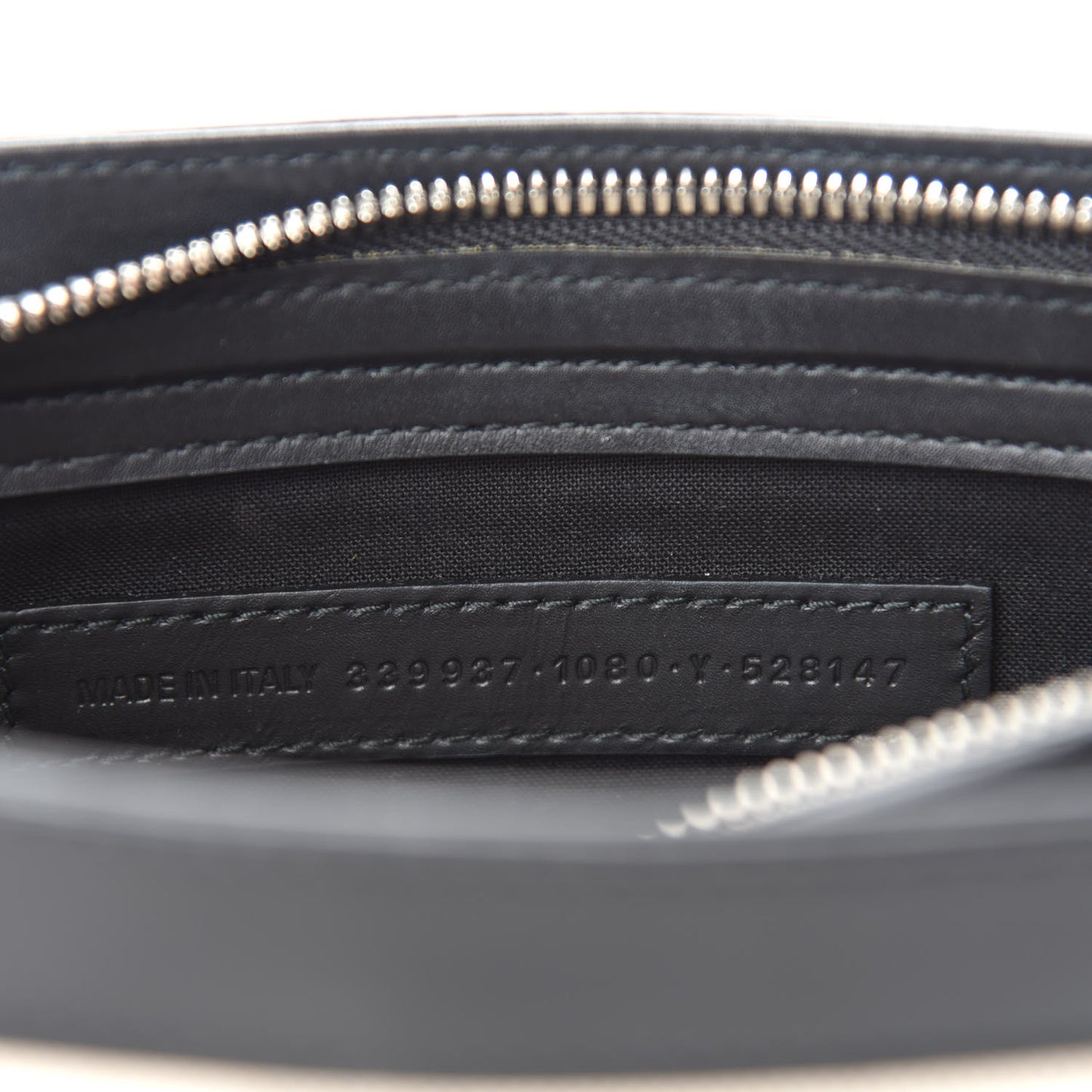Cotton Canvas Pochette Crossbody Bag Black