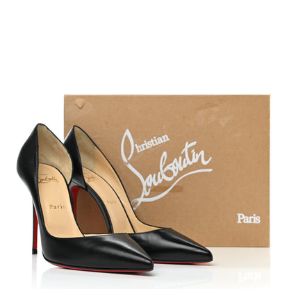 Christian Louboutin Shiny Nappa Iriza 100 Pumps 39 Black 8 of 8