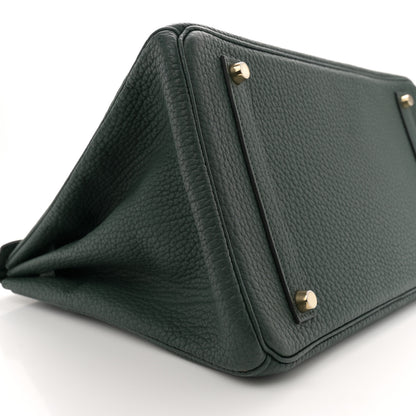 Hermes Fjord Birkin 35 Vert Fonce 9 of 14