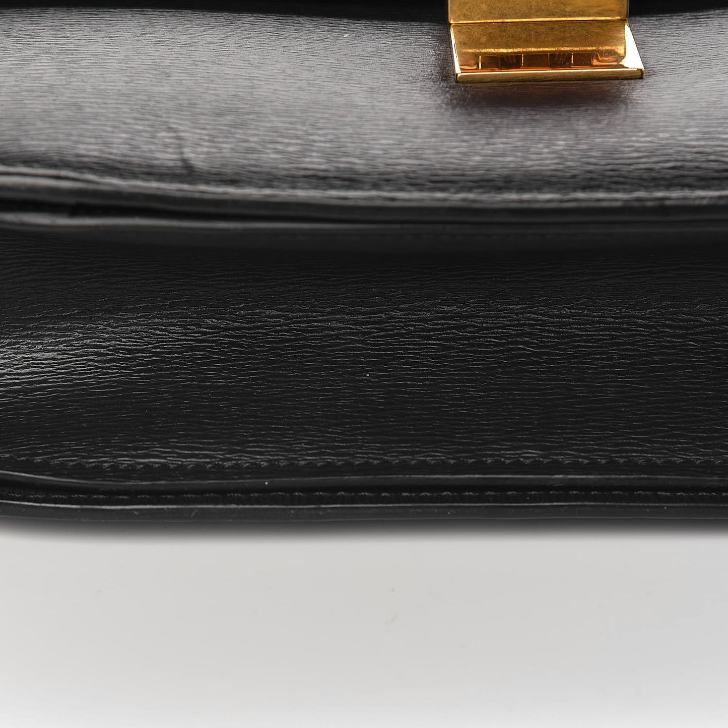 Liege Calfskin Medium Classic Box Flap Bag Anthracite