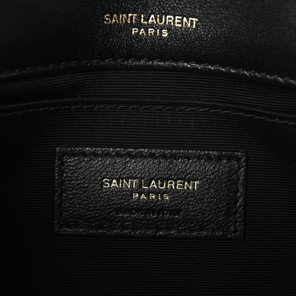 Lambskin Patchwork Monogram Small Jamie Black