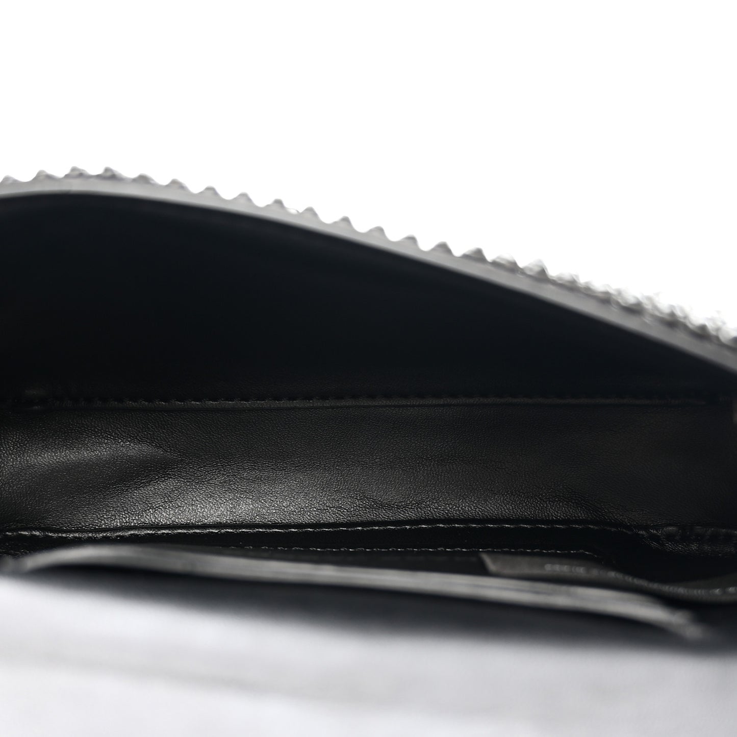 The Rhinestone J Marc Mini Shoulder Bag Black
