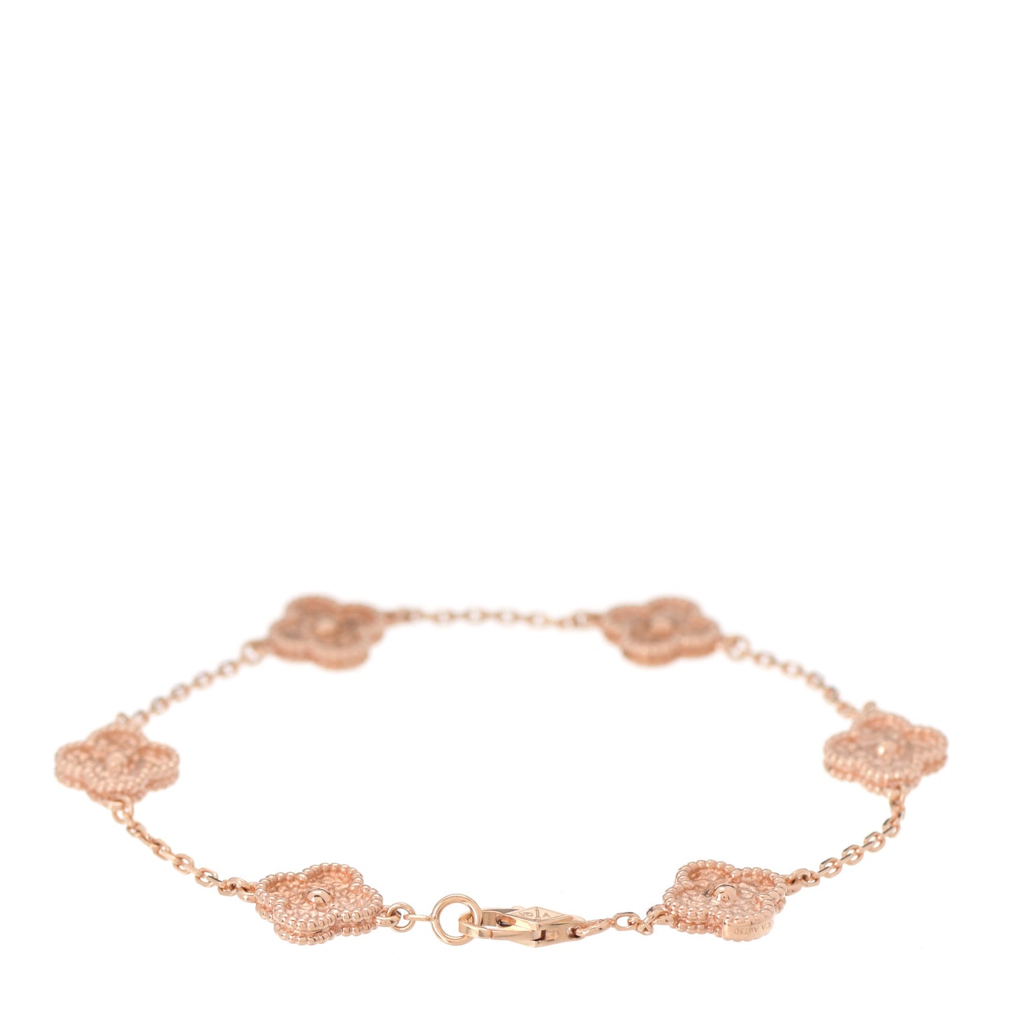 18K Rose Gold 6 Motifs Sweet Alhambra Bracelet