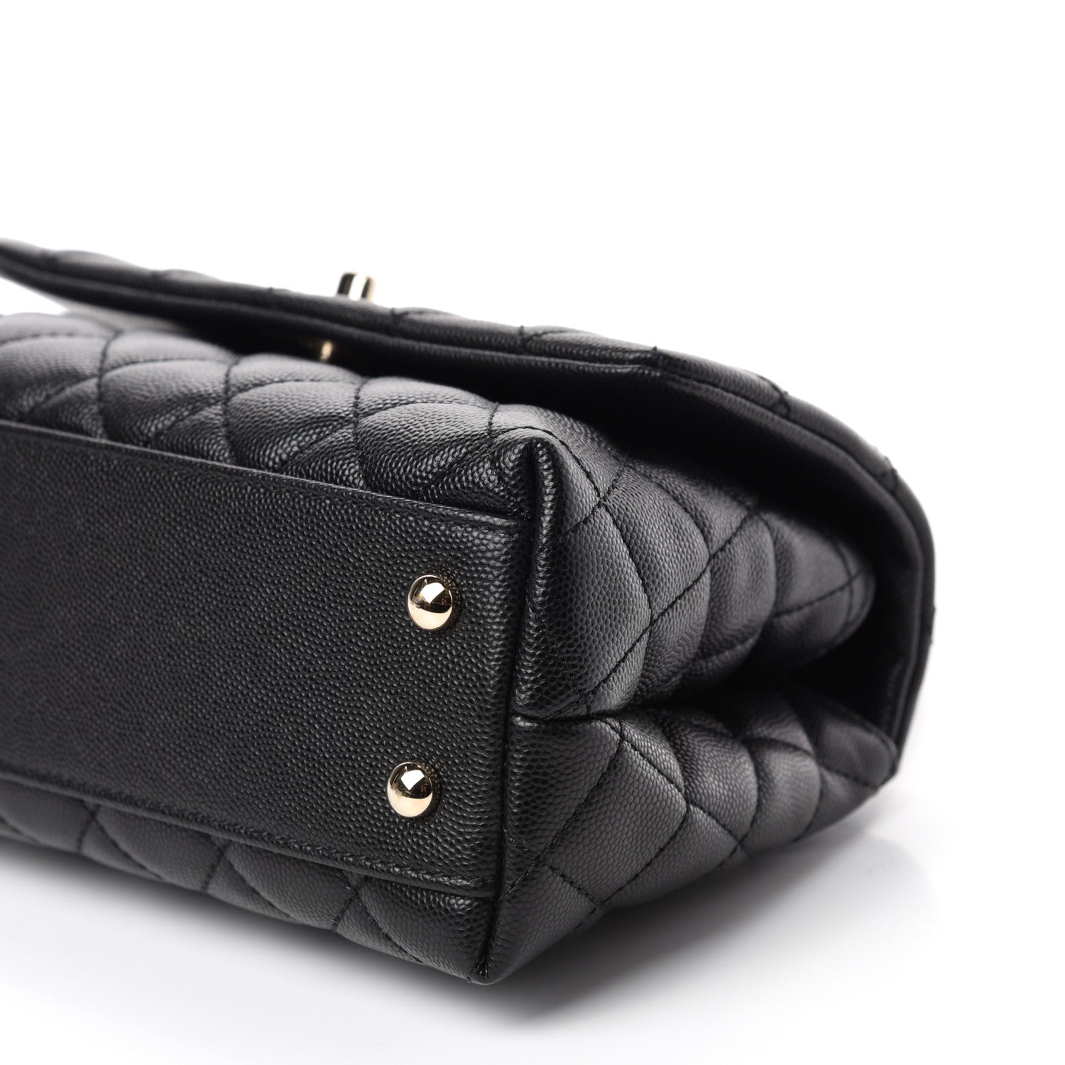 Chanel Caviar Quilted Mini Coco Handle Flap Black 7 of 10