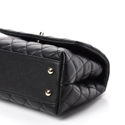 Chanel Caviar Quilted Mini Coco Handle Flap Black 7 of 10