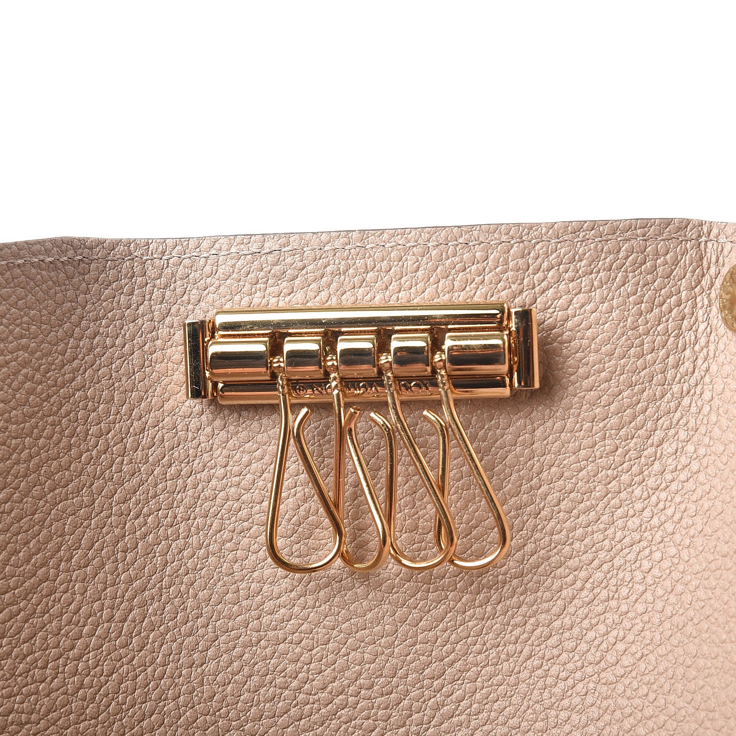 Louis Vuitton Calfskin Berlingot Key Holder Fuchsia 8 of 8
