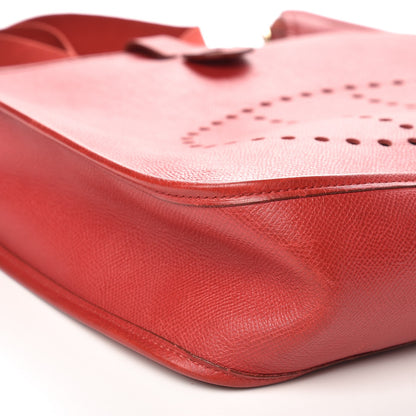Hermes Courchevel Evelyne GM Rouge Vif 11 of 15
