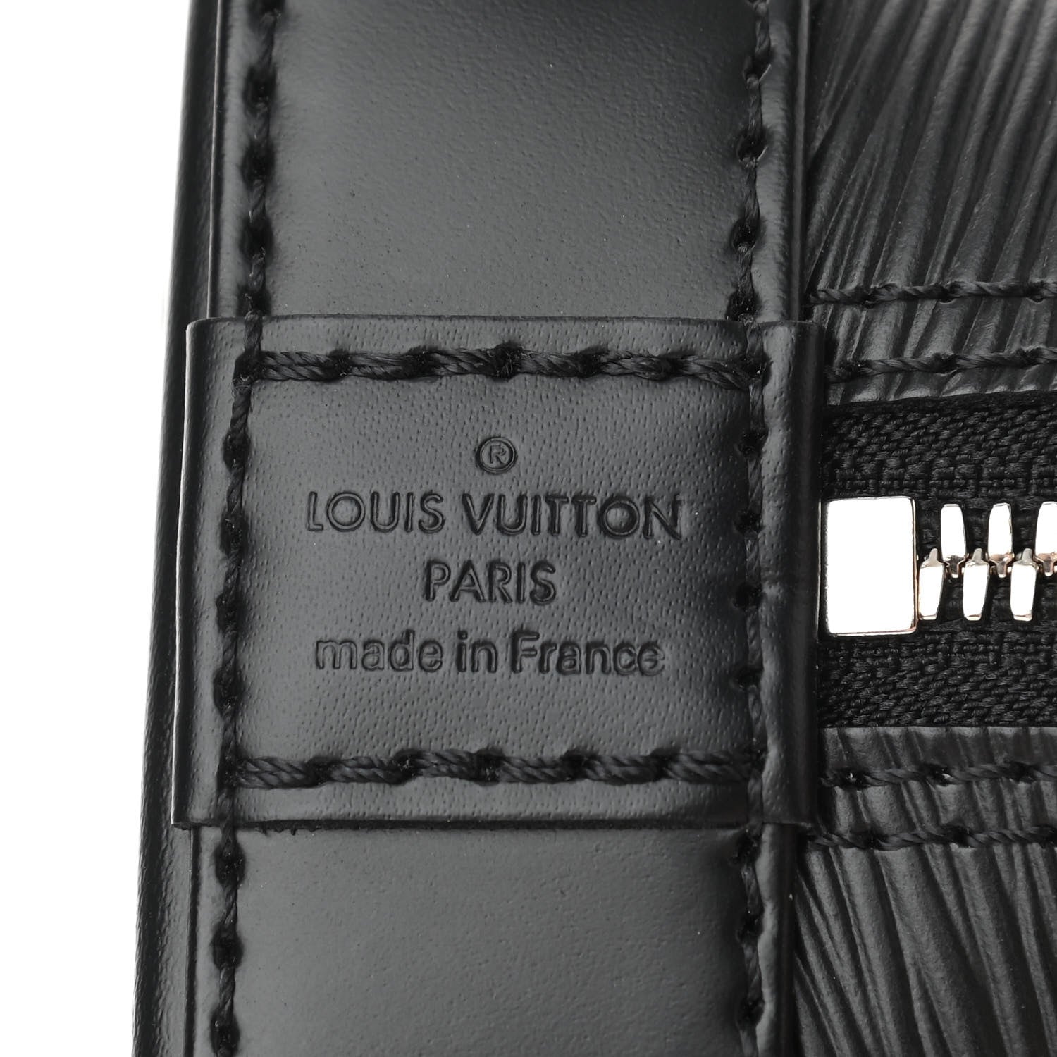 Louis Vuitton Epi Alma BB Black 6 of 10