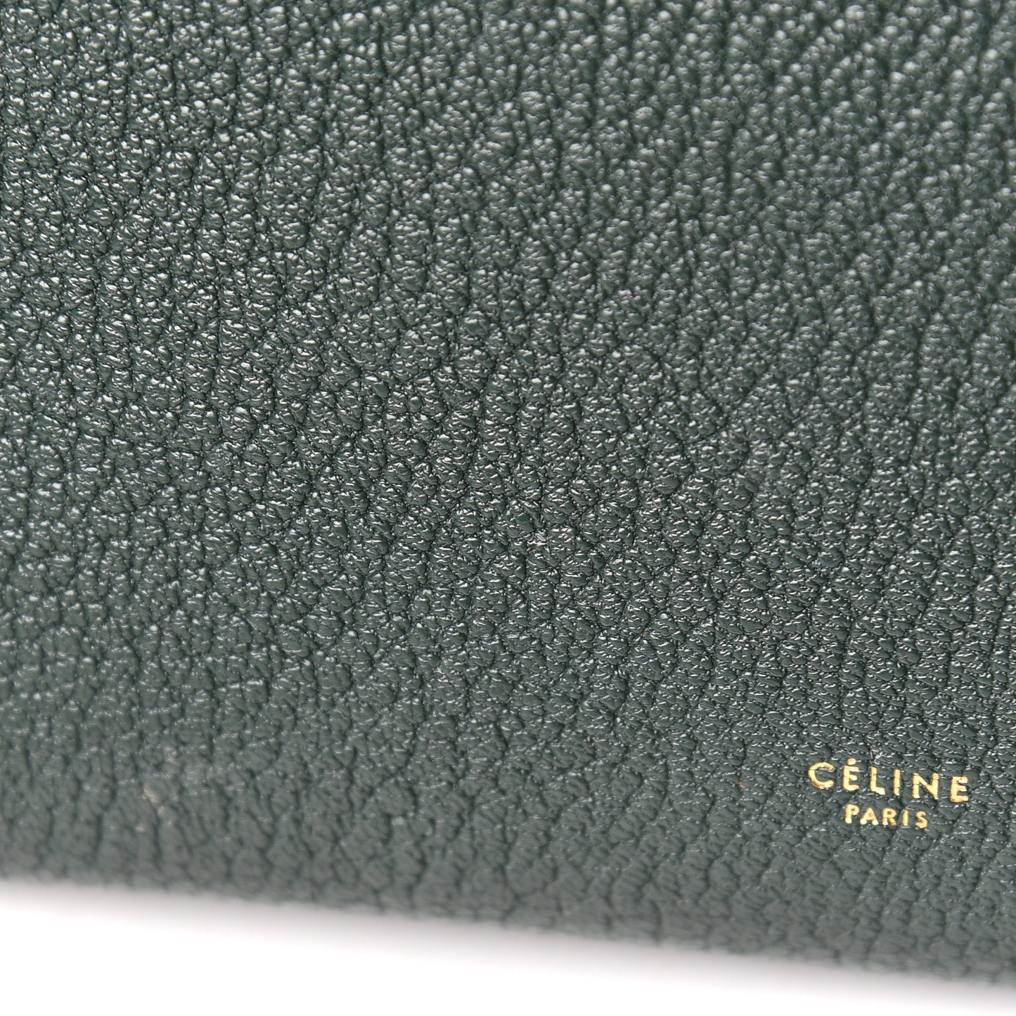 Goatskin Smooth Calfskin Mini Belt Bag Dark Green