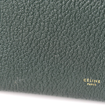Celine Goatskin Smooth Calfskin Mini Belt Bag Dark Green 14 of 15