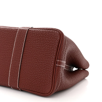 Hermes Negonda Garden Party Tote 30 TPM Rouge H 10 of 11