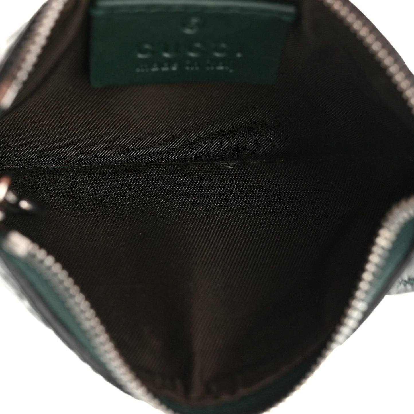 Guccissima Key Case Green